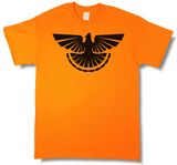 "Thunder Grouse" Ruffed Grouse Hunting, Blaze Orange Short Sleeve T-shirt - Modern Wild