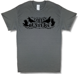 Quail "Covey Busters" Charcoal Gray, Short Sleeve Hunting T-Shirt - Modern Wild
