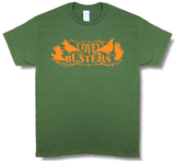 Quail "Covey Busters" Olive Green, Short Sleeve Hunting T-Shirt - Modern Wild