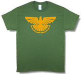 "Thunder Grouse" Ruffed Grouse Hunting, Olive Green Short Sleeve T-shirt - Modern Wild