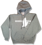 Modern Wild Woodcock Profile, Upland Hunting Oxford Gray Hooded Sweatshirt