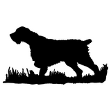 Wirehair Pointer Silhouette, Bird Dog Upland Hunting Decal