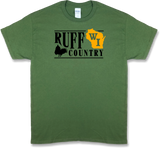 Wisconsin "Ruff Country" State Ruffed Grouse Hunting, Short Sleeve T-shirt - Modern Wild