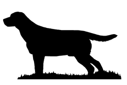 Labrador Retriever LAB Bird Dog Silhouette Outdoor Decal